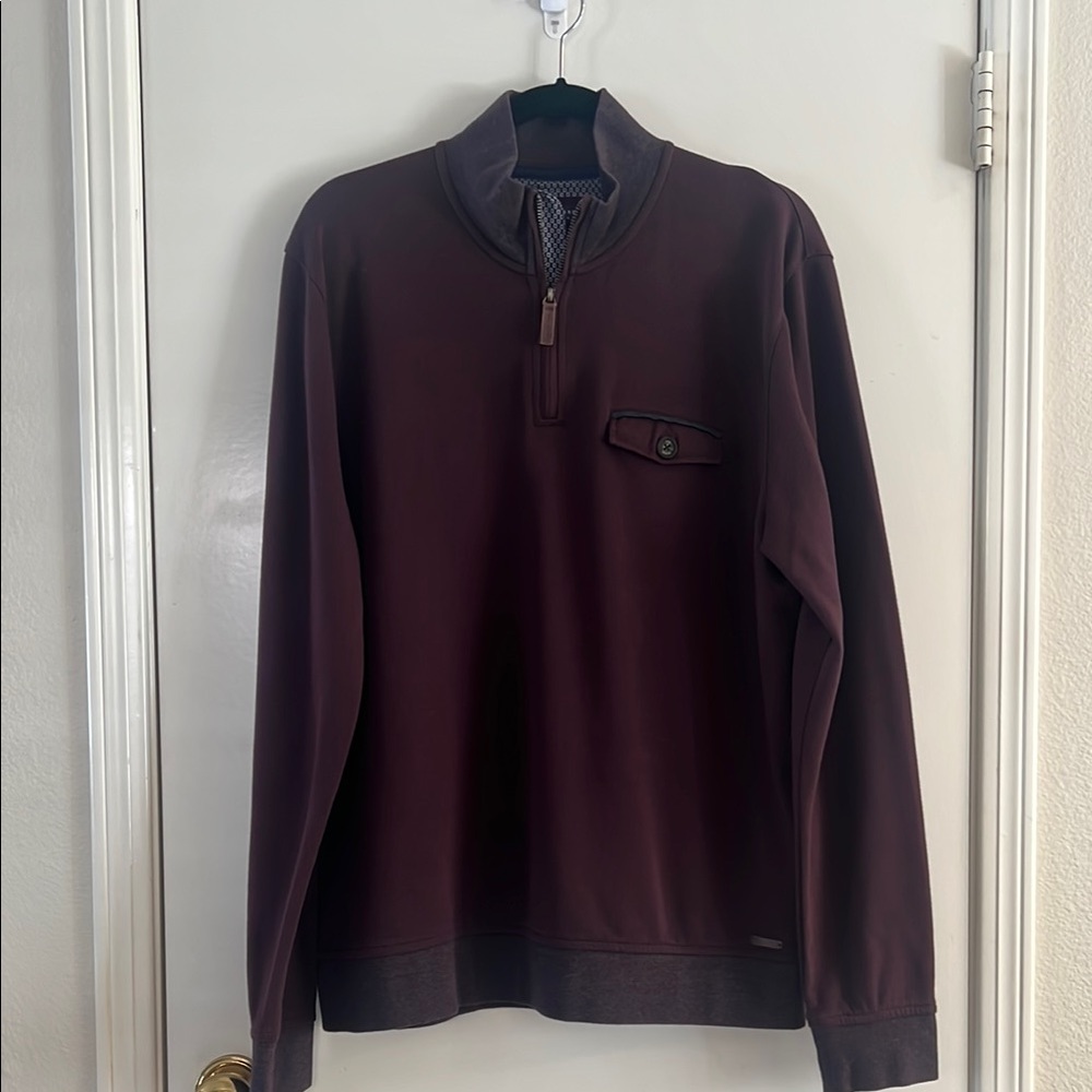 Ted Baker London Men’s 3/4 Zip Pullover. Ted Baker Size 6.